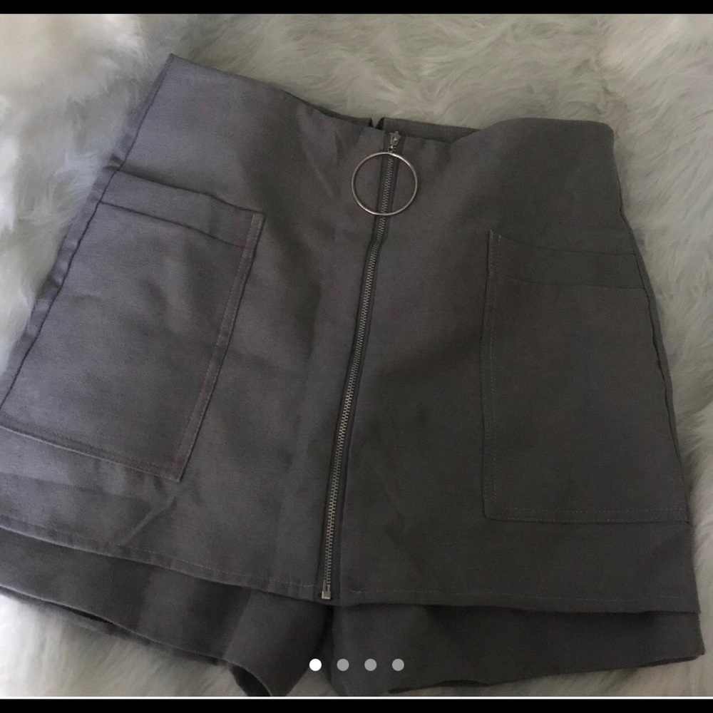 Gray skorts